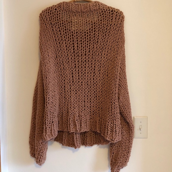 loopy mango soft pink used sweater boheme goods - Picture 5 of 6